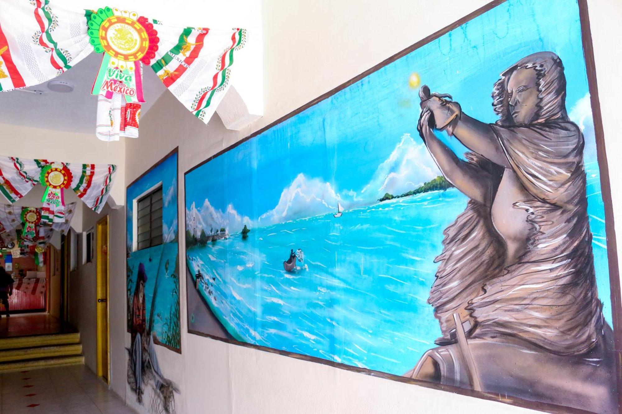 Hotel Rosa Del Alba, Malecon 체투말 외부 사진